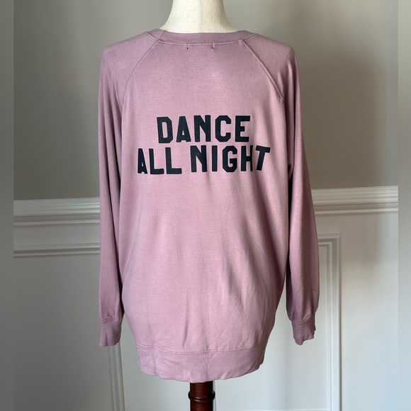 NEW Wildfox Elderberry Sleep All Day Dance All Night Sweatshirt size Medium - Picture 4 of 11
